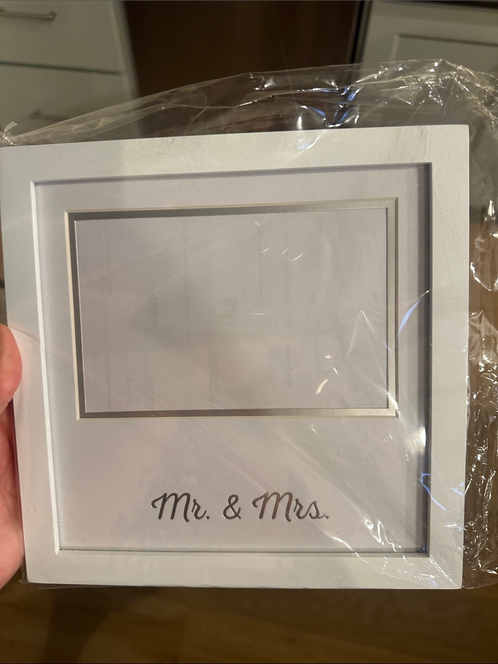 Mr. & Mrs. White Decorative Photo Frame
